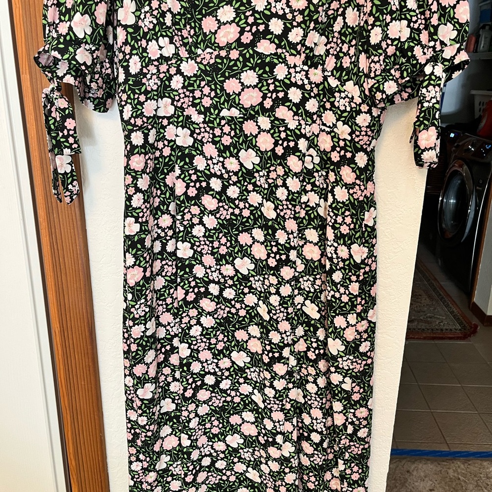 ASOS floral midi dress